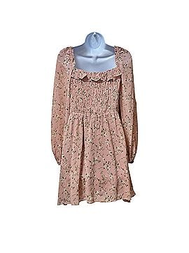 Reformation Morris Ditsy Floral Long Sleeve Mini Casual Dress (view 2)