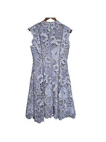 Lela Rose Corded Lace Mini Dress Casual Dress (view 2)