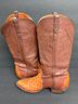 Lucchese 100% Leather Tan Brown Boots Size 6 1/2 - photo 6