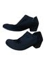 Black Rivet Ankle Boots Size 8 - photo 1