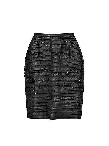 Sachin + Babi Style No. SBF10-M23 Leather Skirt (view 1)