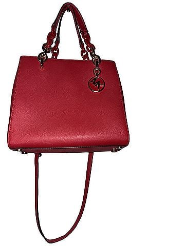 Michael Kors Leather Satchel (view 1)