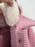 Gal Meets Glam Eloise Check Coat Coat - photo 12