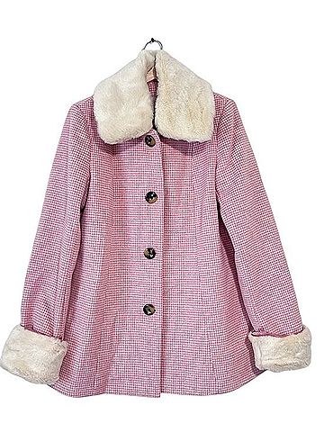 Gal Meets Glam Eloise Check Coat Coat (view 2)