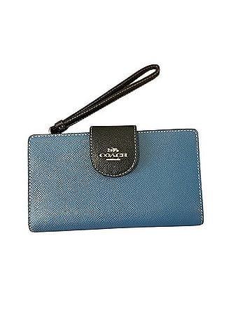 Coach Contrast Tech Wallet Leather Belt (view 1)