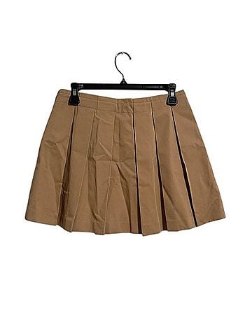 Rebecca Taylor Military Cotton Mini Skirt Casual Skirt (view 2)