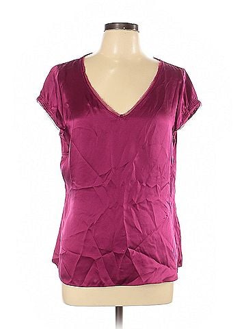 Tahari Tahari Short Sleeve Silk Top (view 1)