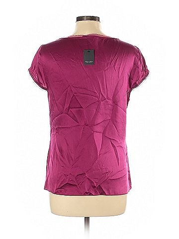 Tahari Tahari Short Sleeve Silk Top (view 2)