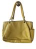 Plinio Visona 100% Leather Yellow Leather Hobo One size - photo 1