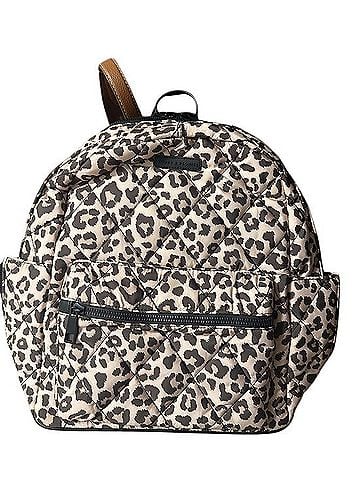Poppy & Peonies discontinued leopard backpack Backpack (view 1)