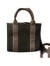 Wrangler Retro Dark Brown Tote With Geometric Straps Tote - photo 2