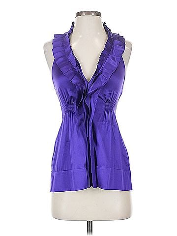 BCBGMAXAZRIA Bcbgmaxazria Sleeveless Silk Top (view 1)