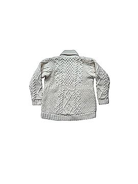 Aran Sweater Market Cable Knit Aran Fleece Lined Jacket (view 2)