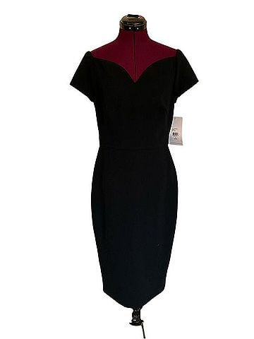 Theia Midi Sheath Dress Cocktail Dress (view 1)