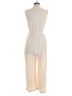 Seraphine Metallic Ivory Seraphine Jumpsuit Size 6 - photo 2