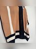 Chico's Color Block Brown Black White Poncho Size L - photo 4