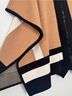 Chico's Color Block Brown Black White Poncho Size L - photo 5