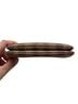 Coach Print Brown Blue Leather Clutch One size - photo 3