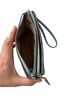 Coach Print Brown Blue Leather Clutch One size - photo 6
