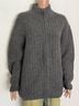 Sundance 100% Wool Solid Gray Cardigan Size L - photo 6