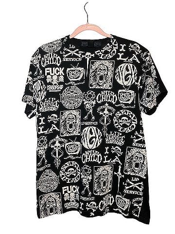 Lip Service Graphic Tee Casual Shirts (view 1)