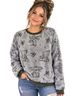 Star Wars 100% Polyester Print Gray Pullover Sweater Size L - photo 1