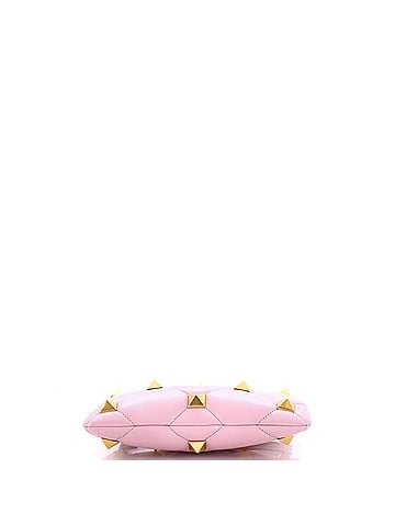 Valentino Garavani Roman Stud Zip Pochette Quilted Leather Mini (view 2)