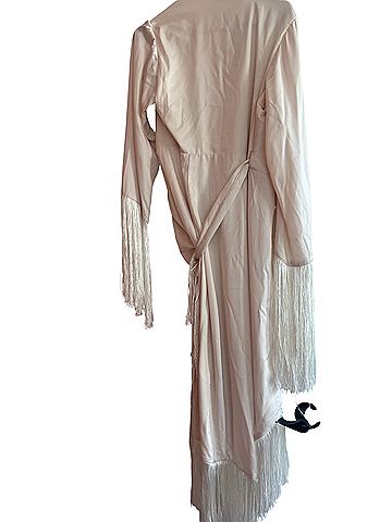 Nasty Gal Inc. Fringe Wrap Midi Dress Casual Dress (view 2)