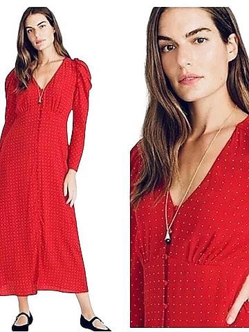 J.Crew polkadot maxi dress Casual Dress (view 1)