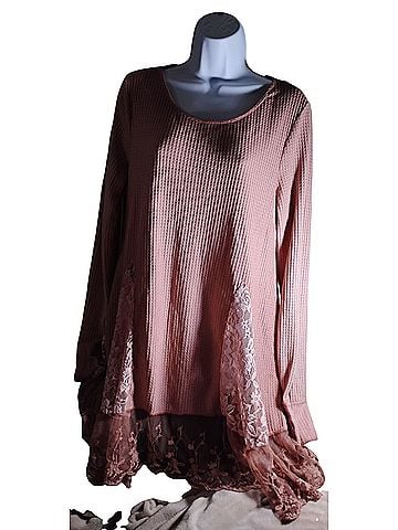 Indigo Thread Co. Indigo Thread Long Sleeve Blouse (view 1)