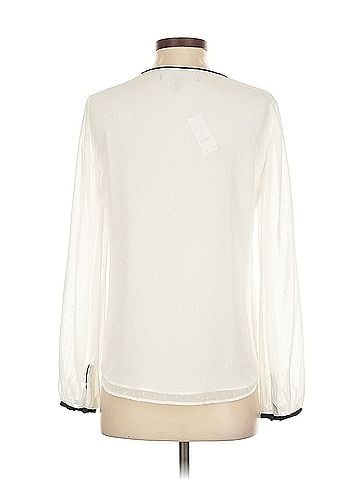 White House Black Market White House Black Market Long Sleeve Blouse (view 2)