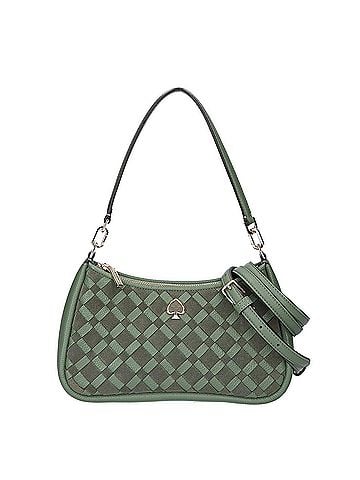 Kate Spade New York Kate Spade KM149 Kayla Small Convertible 2-Way Shoulder Handbag, Green, Women's (view 1)