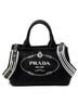 Prada Black Small Canapa Tote One size - photo 1