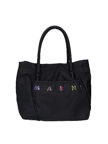 MARNI MARNI M01610 KIDS Sequin Logo Nylon Handbag Black Women's (view 1)