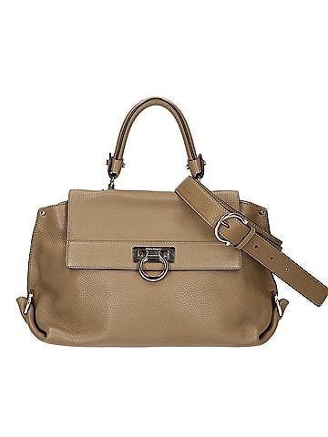 Salvatore Ferragamo Salvatore Ferragamo Sofia 2-Way Shoulder Handbag, Green, Women's (view 1)