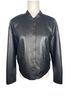 Zara 100% Polyester Black Leather Jacket Size M - photo 2
