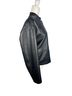 Zara 100% Polyester Black Leather Jacket Size M - photo 4