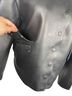Zara 100% Polyester Black Leather Jacket Size M - photo 3
