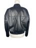 Zara 100% Polyester Black Leather Jacket Size M - photo 5
