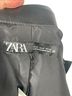 Zara 100% Polyester Black Leather Jacket Size M - photo 7