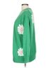 Tuckernuck 100% Cotton Floral Green Tuckernuck Pullover Sweater Size L - photo 4