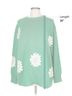 Tuckernuck 100% Cotton Floral Green Tuckernuck Pullover Sweater Size L - photo 5