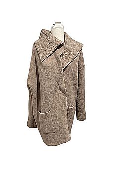 Barefoot Dreams CozyChic Shearling Drape Car Coat Coat (view 2)