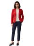 J.Crew 100% Wool 100% Acetate Houndstooth Red Blazer Size 6 - photo 9