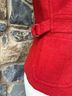 J.Crew 100% Wool 100% Acetate Houndstooth Red Blazer Size 6 - photo 6