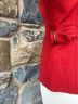 J.Crew 100% Wool 100% Acetate Houndstooth Red Blazer Size 6 - photo 12
