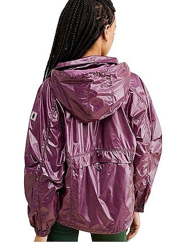 Free People Spring Showers Packable Rain Jacket Raincoat (view 2)