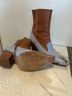 Schutz 100% Leather Blue Brown Schutz Boots Size 10 - photo 4