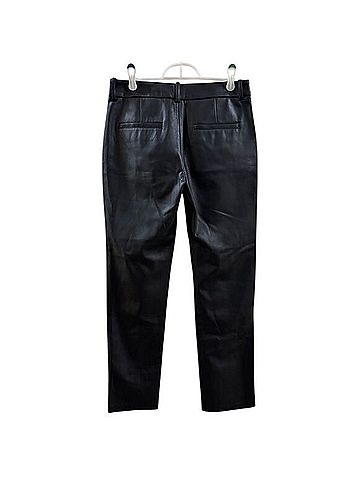 Zara Faux Leather Pants (view 2)