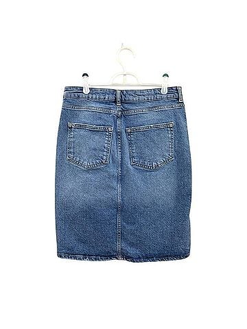 Pilcro and the Letterpress Denim Skirt (view 2)